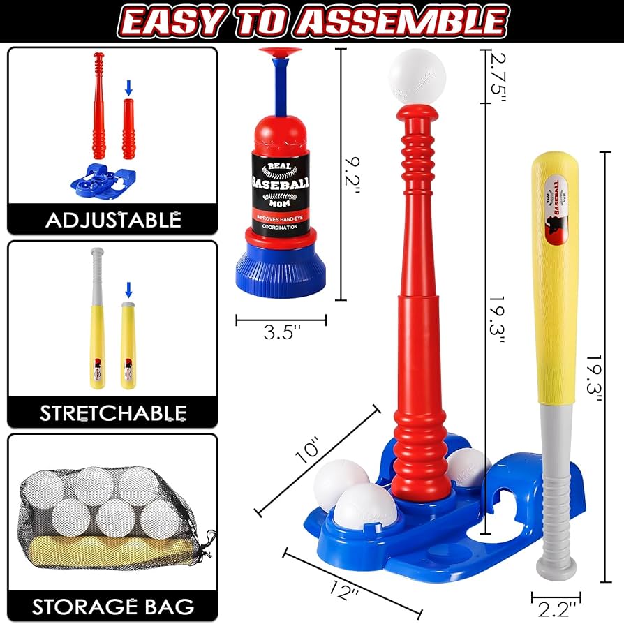 Amazon.com: Erixazs Tball Set for Kids, T Ball Sets for
